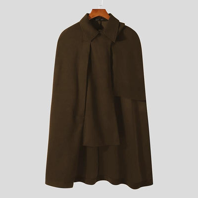 Poncho Cape Marron Homme - 3XL