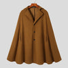 Poncho Cape Trench Homme - Marron / S