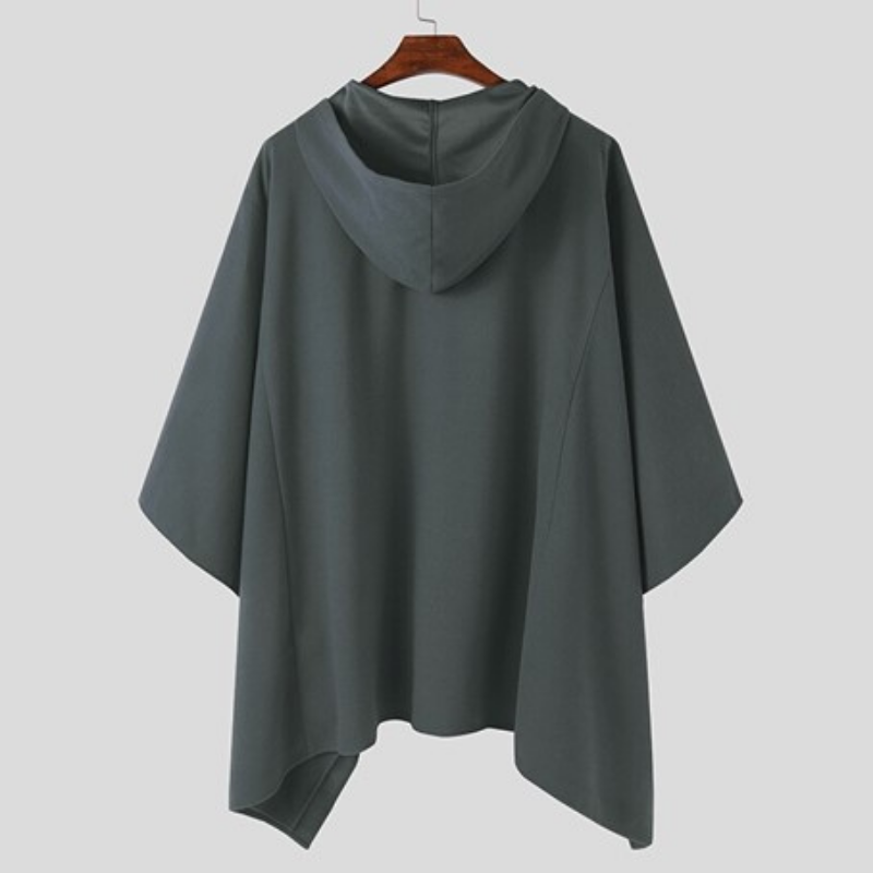 Poncho Chaud Homme - Gris / S