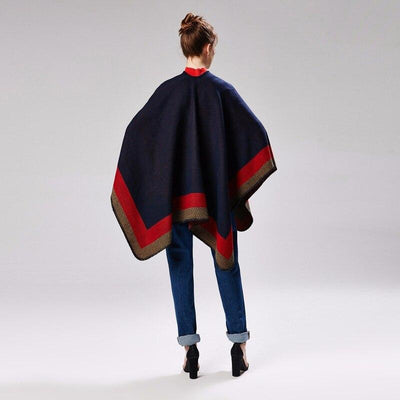 Poncho Court Femme