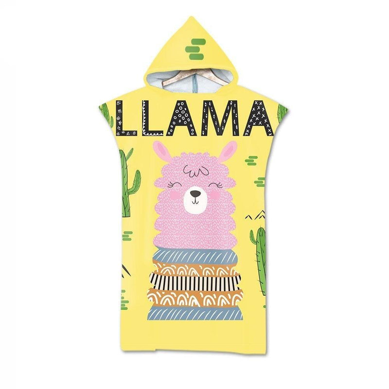 Serviette Poncho Surf - Lama