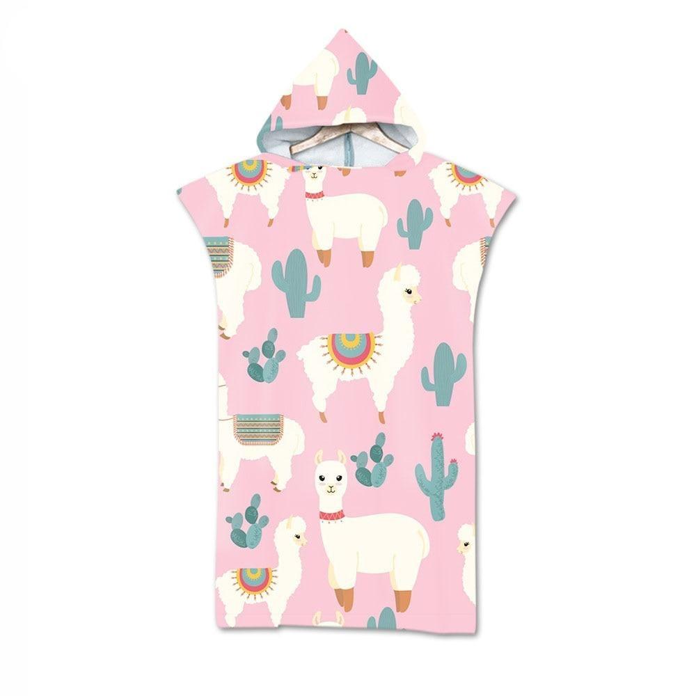 Surf Poncho Femme - Lamas