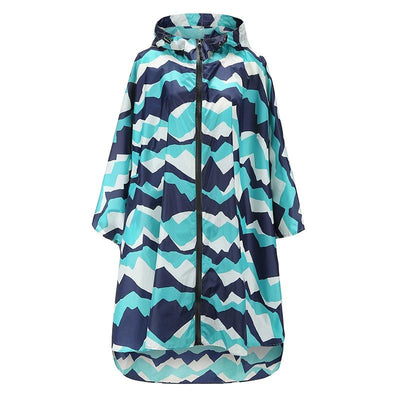 Poncho de Pluie Femme - Bleu clair