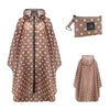 Poncho de Pluie Long - café