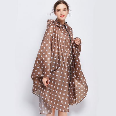 Poncho de Pluie Long - marron