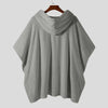Poncho Décontracté Gris Homme - Gris