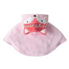 Poncho Enfant Renard - rose / 0-3 ans