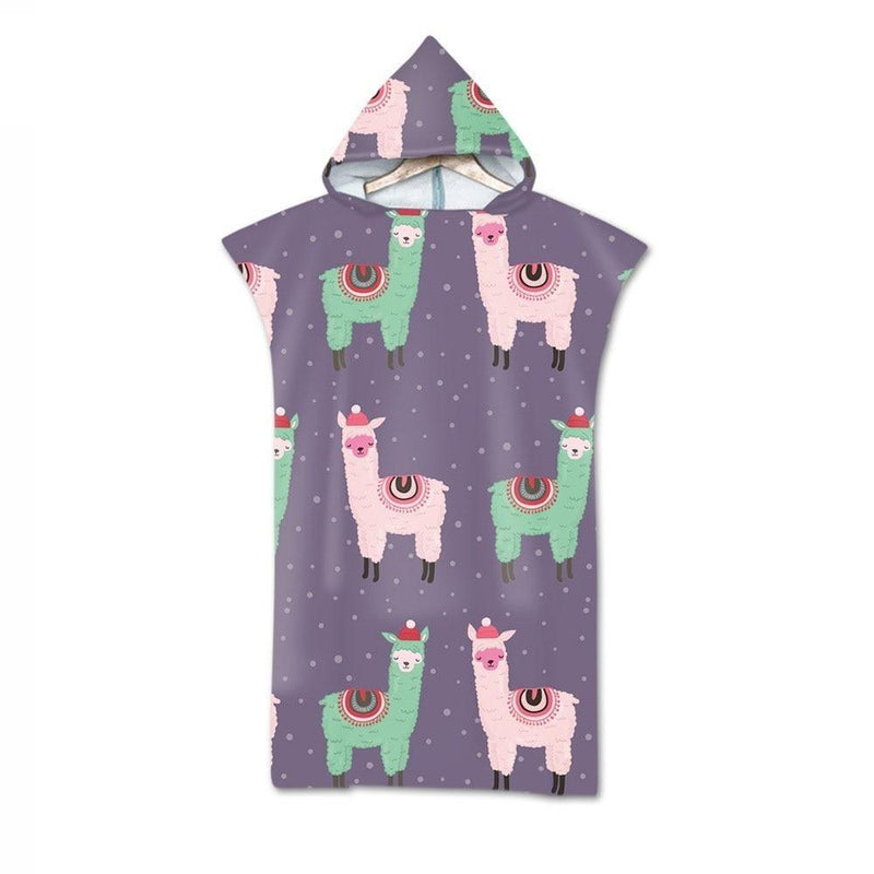 Poncho Eponge Plage Femme - Design