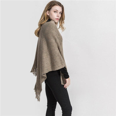 Poncho Femme à Franges