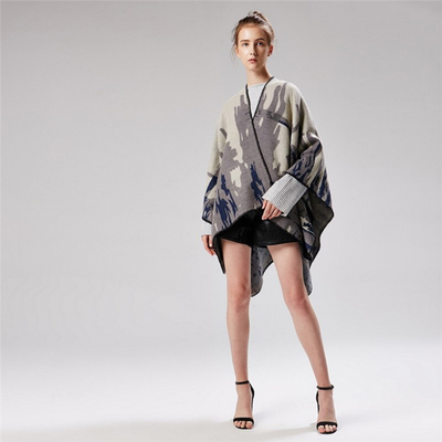 Poncho Femme Camouflage