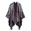 Poncho Femme Camouflage - Rouge Vin