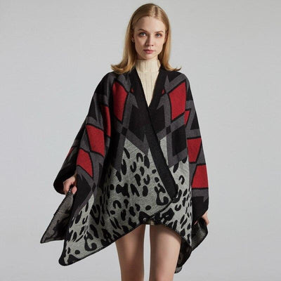 Poncho Femme Jaguar