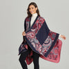 Poncho Femme Paisley