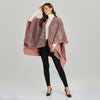 Poncho Femme Rayure Vintage