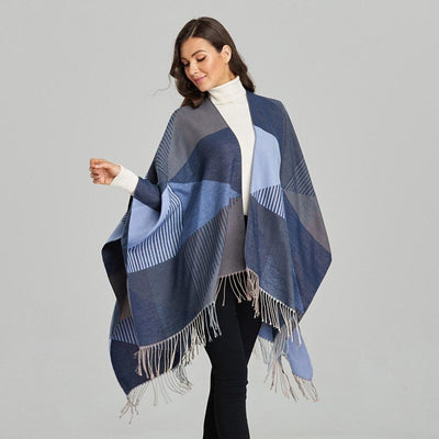 Poncho Femme Triangle