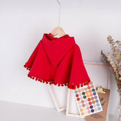Poncho Fille Capuche