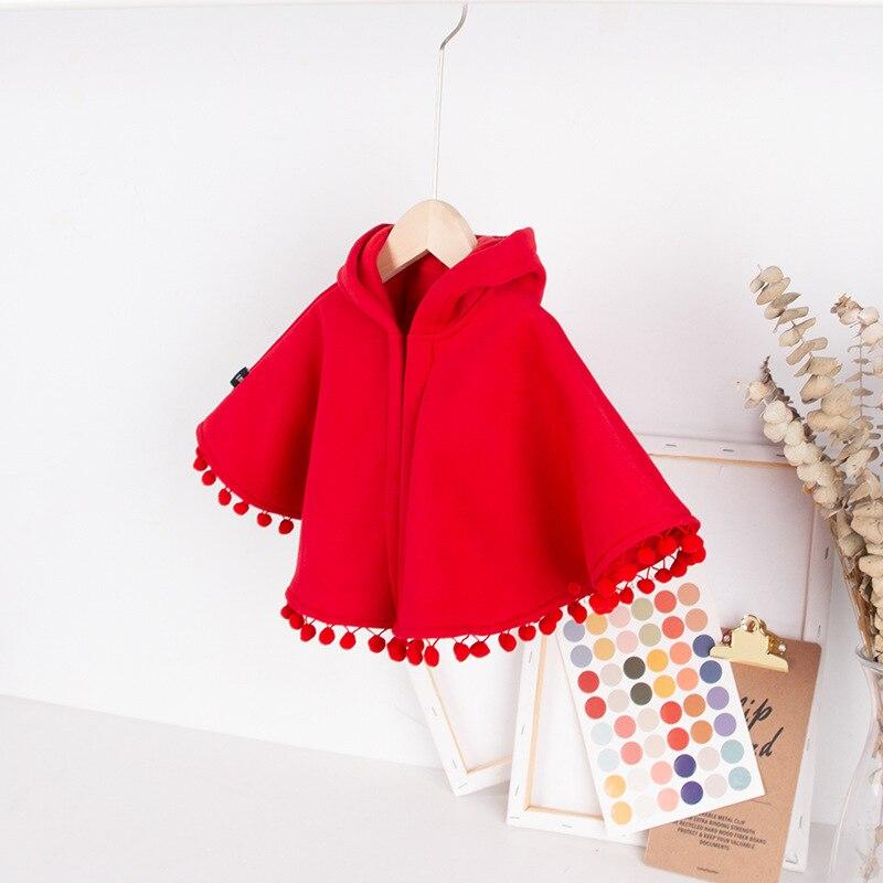 Poncho Fille Capuche - 6 mois
