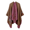 Poncho Fleur - beige