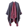 Poncho Fleur - gris