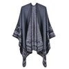 Poncho Grande Taille - gris