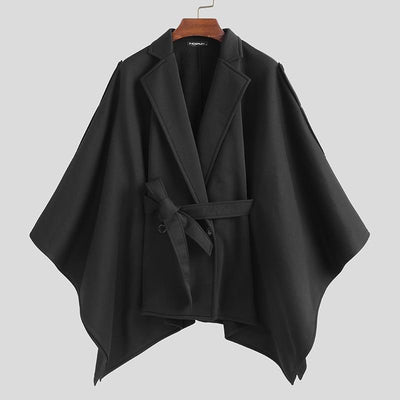 Poncho Homme Ceinture - S