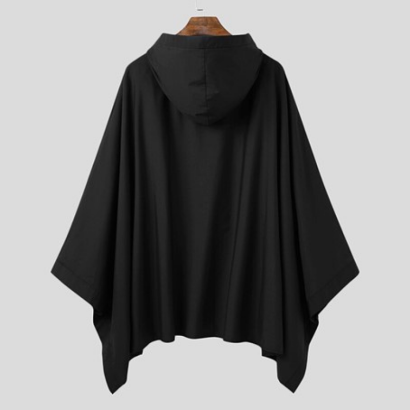 Poncho Homme Chaud - Noir / S