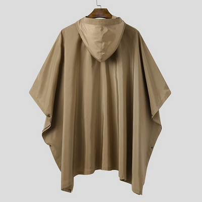 Poncho Homme Kaki