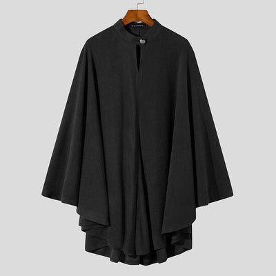 Poncho Homme Noir Evasé - 3XL
