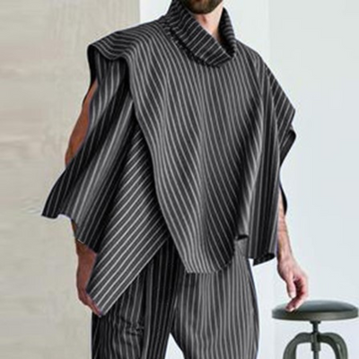 Poncho Homme Rayures