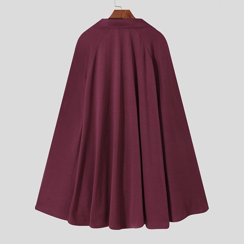 Poncho Homme Rouge Vin - 3XL