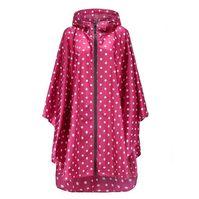 Poncho Imperméable Femme - rouge