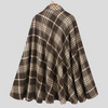 Poncho Plaid Homme