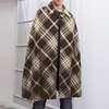 Poncho Plaid Homme