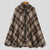 Poncho Plaid Homme - S