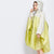 Poncho Pluie Adulte - jaune & blanc