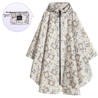 Poncho Pluie Gris - Gris