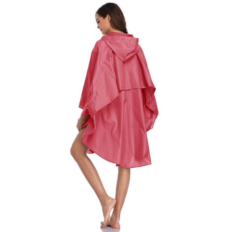 Poncho Pluie Rose - Rose