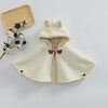 Poncho Polaire Enfant Hiver - Beige / XS (70-80CM)