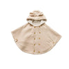 Poncho Polaire Fille - Beige