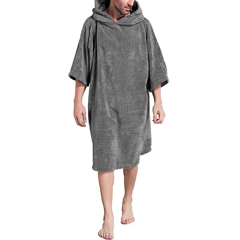 Poncho Serviette Homme - Gris / S