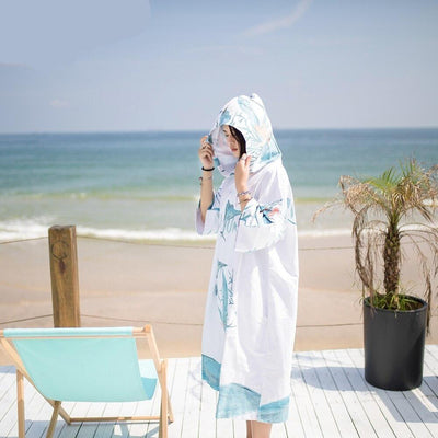 Poncho Surf Lightning - Bleu
