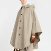 Poncho Trench Beige Homme