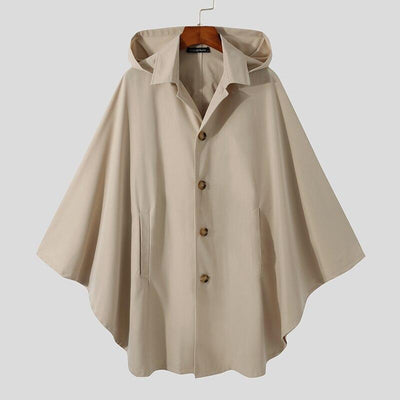 Poncho Trench Beige Homme - Beige / S