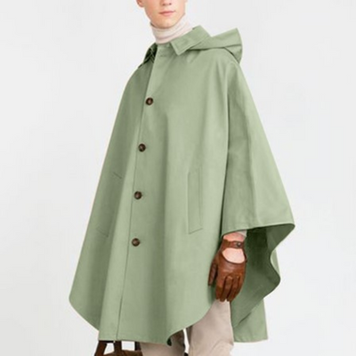 Poncho Trench Vert Homme