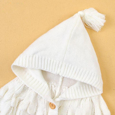 Poncho Tricot Bébé