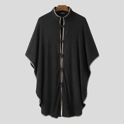 Poncho Vintage Homme - Noir / S