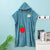 Serviette Poncho Adulte - Bleu
