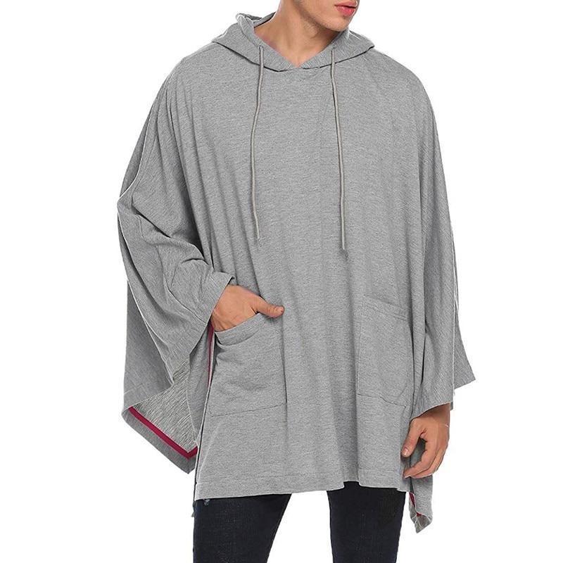 Male poncho hoodie online