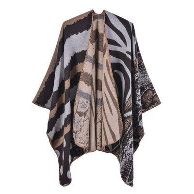 Veste Cape Femme - marron